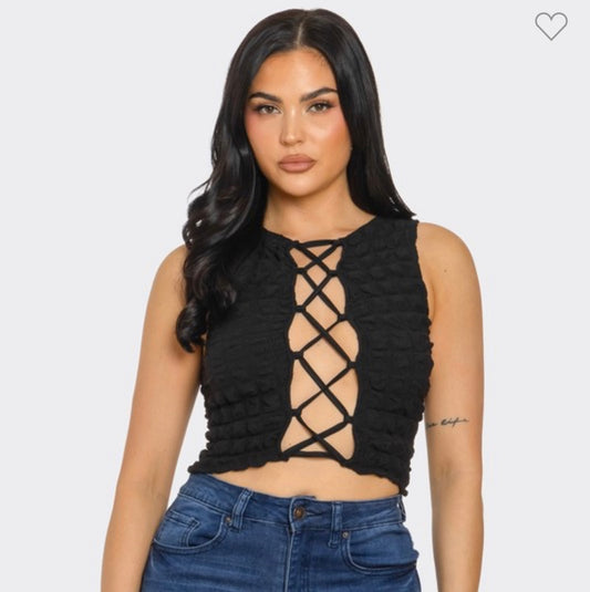 Bubble Crop Top